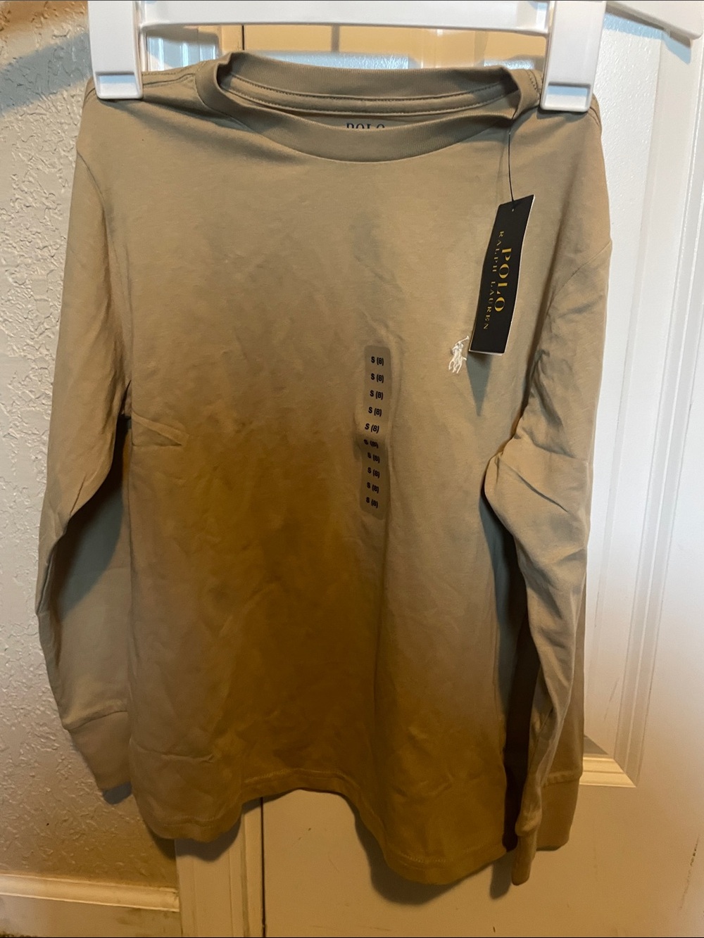 Polo by Ralph Lauren Long Sleeve Crewneck Shirt - Olive Green